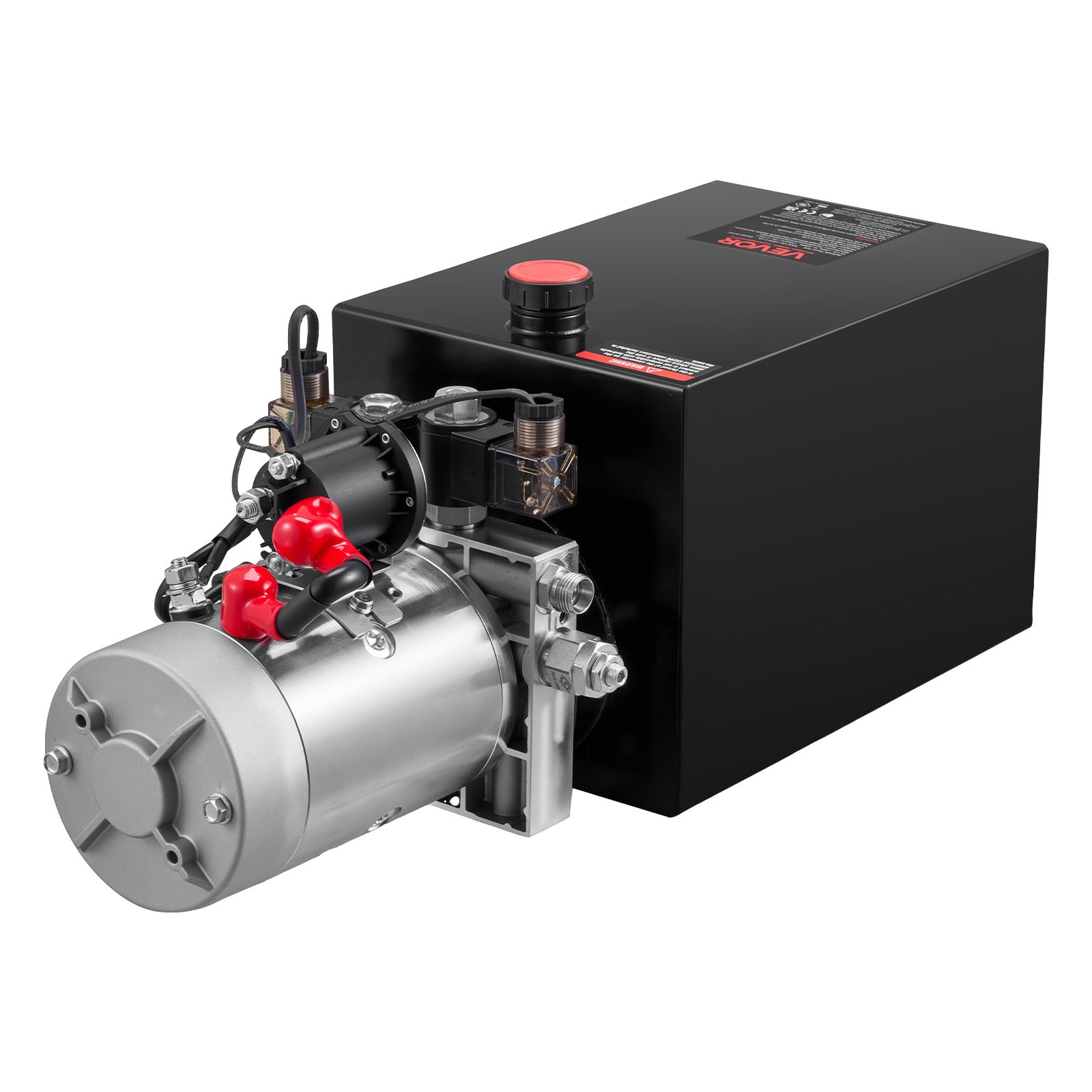 VEVOR 12 Quart Hydraulic Power Unit DC 12V Double Acting Hydraulic Pump