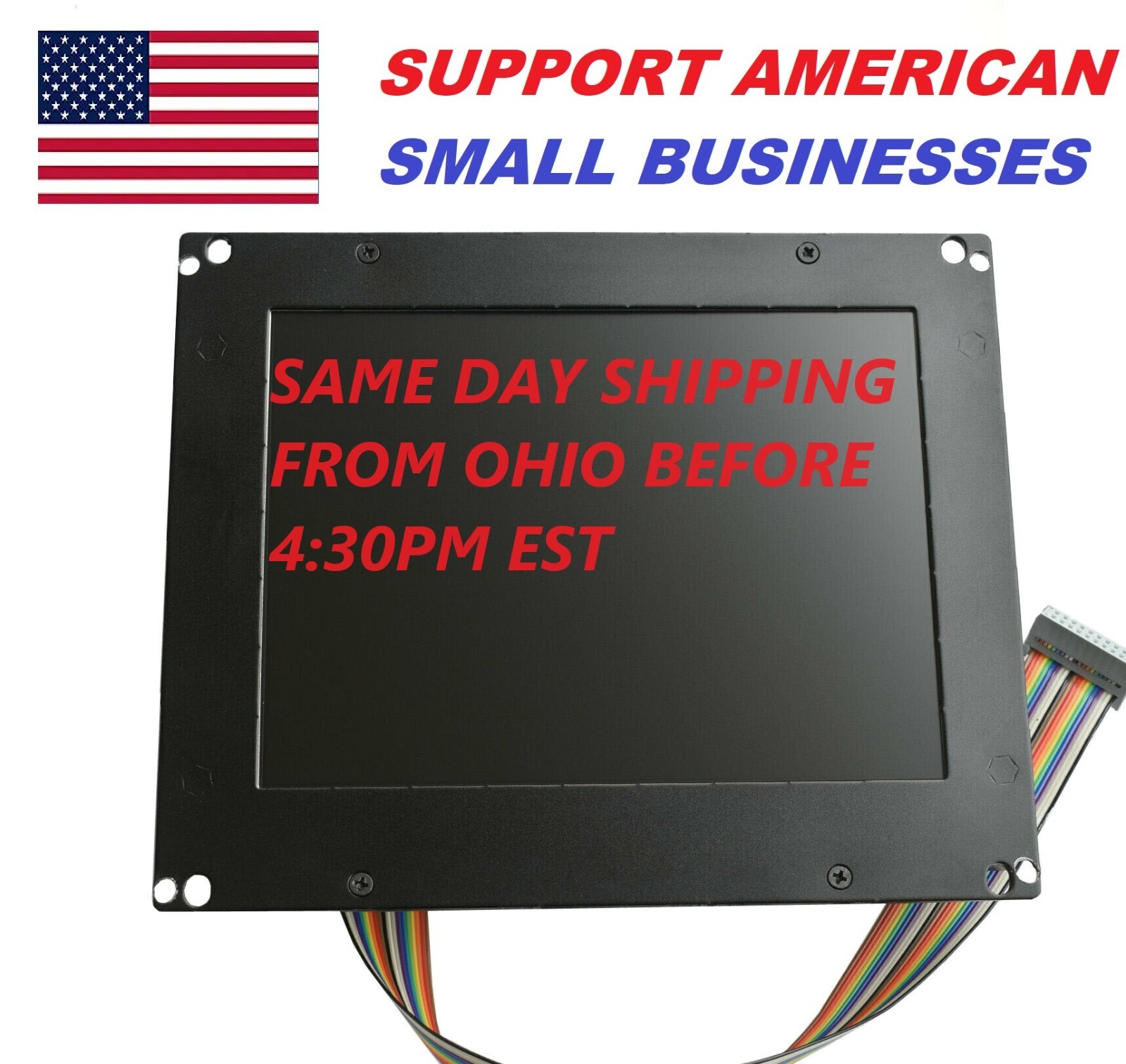 LCD Replacement Monitor FOR YASKAWA YASNAC i80 SIM-16 CRT DISPLAY DC12V