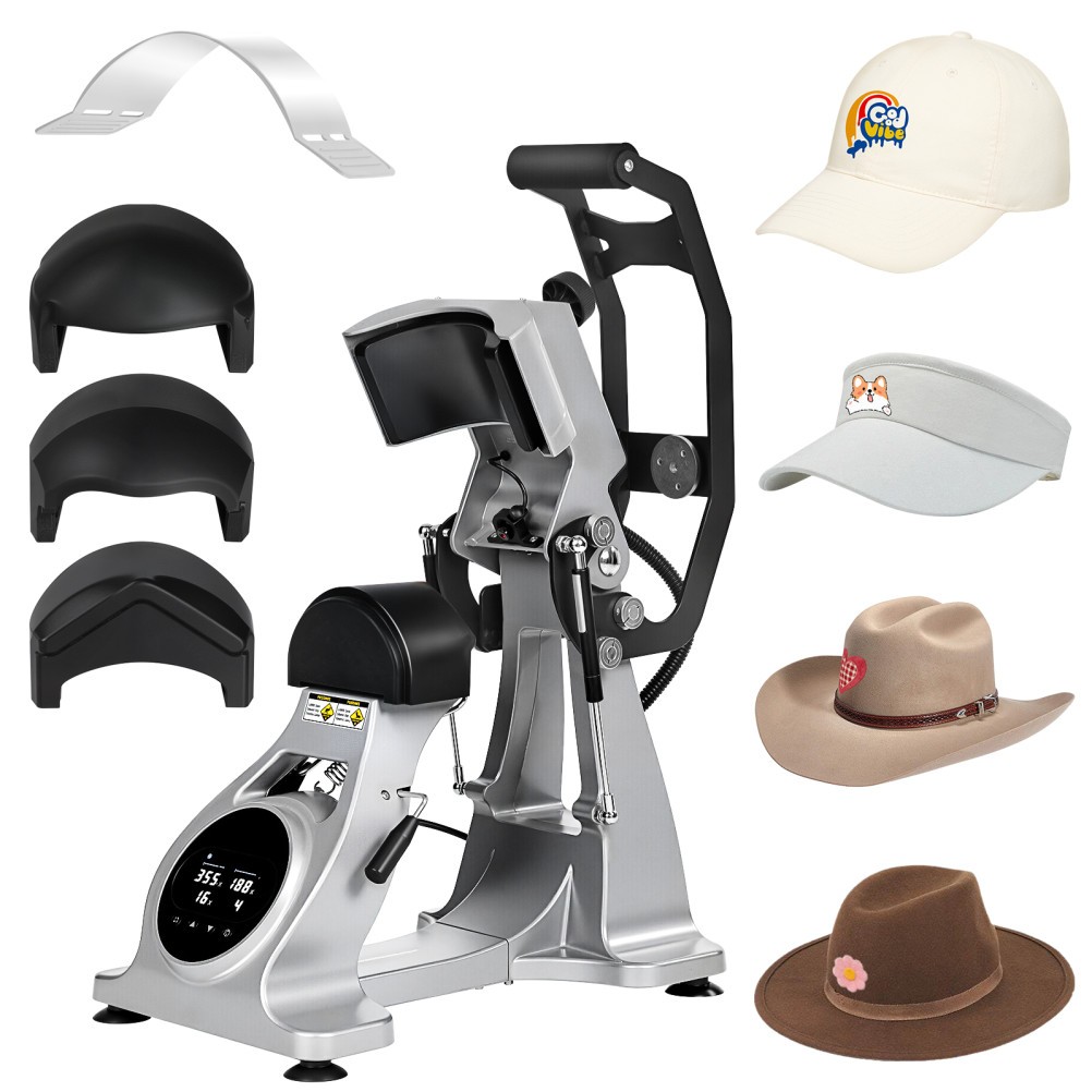 Digital Cap Hat Heat Press Transfer Sublimation Machine Automatic Double Heater