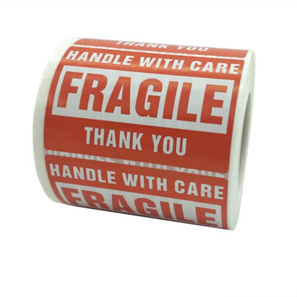1-40 Rolls 2″x3″ 3″x5″ Fragile Stickers Fragile Label Handle With Care 500/Roll