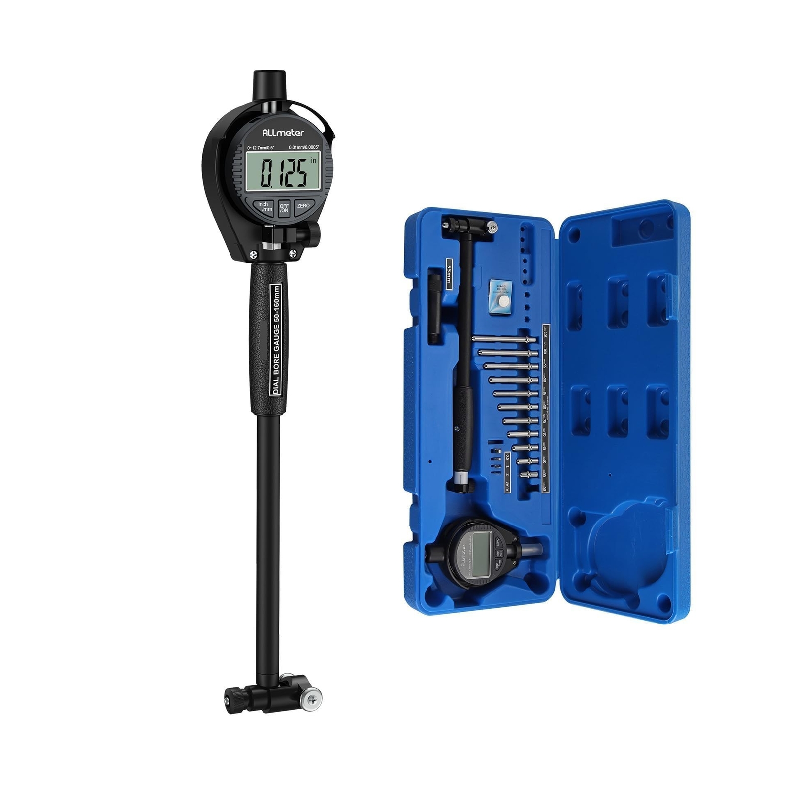 Digital Dial Bore Gage Set 50-160 mm(2-6 Inch) 0.01mm(0.0005 Inch) Dial Bore …