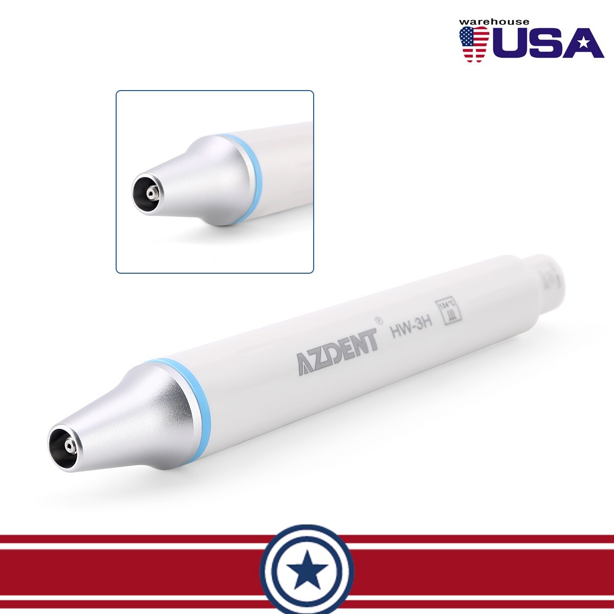 Dental Detachable HW-3H Ultrasonic Piezo Scaler Handpiece fit EMS / WOODPECKER