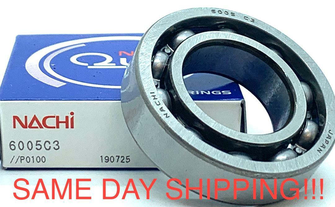 6005 Nachi Bearing Open C3 Japan 25x47x12 Ball BeariNG / SAME DAY SHIPPING !!!