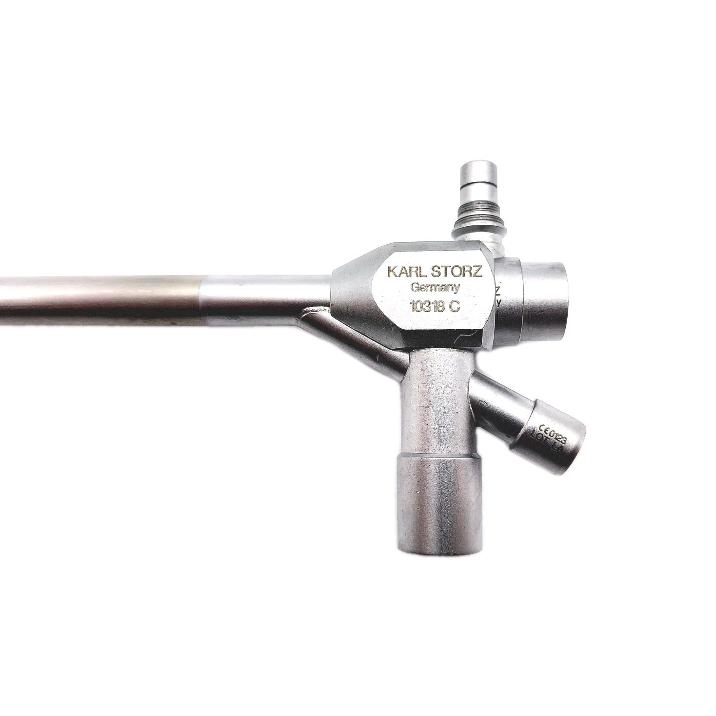 Karl Storz 10318C Bronchoscope Size 7.5 w/ 10318L Light Carrier Airway Set OEM