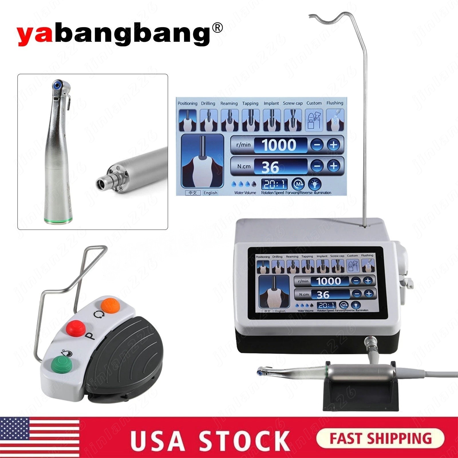 Pro Dental Implant Motor Dental Implant System 20:1 Control Angle