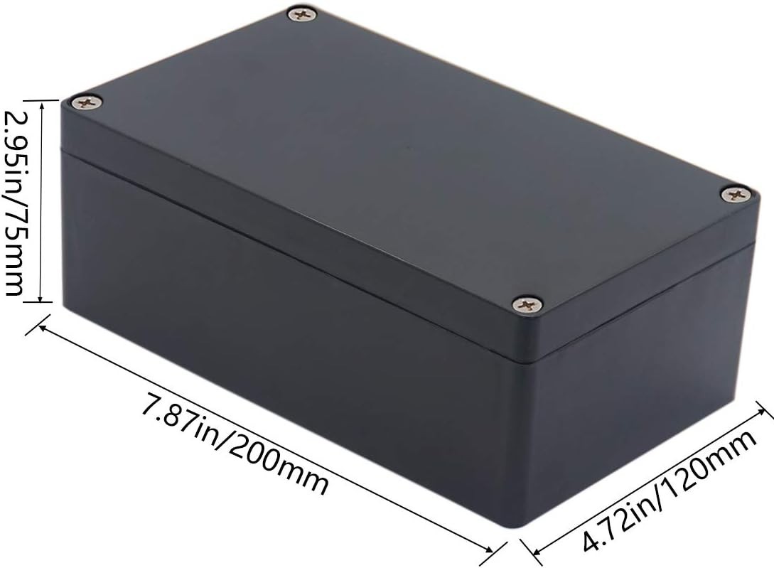 Compact Waterproof Electrical Box Made of Sturdy ABS – 7.87×4.72×2.95