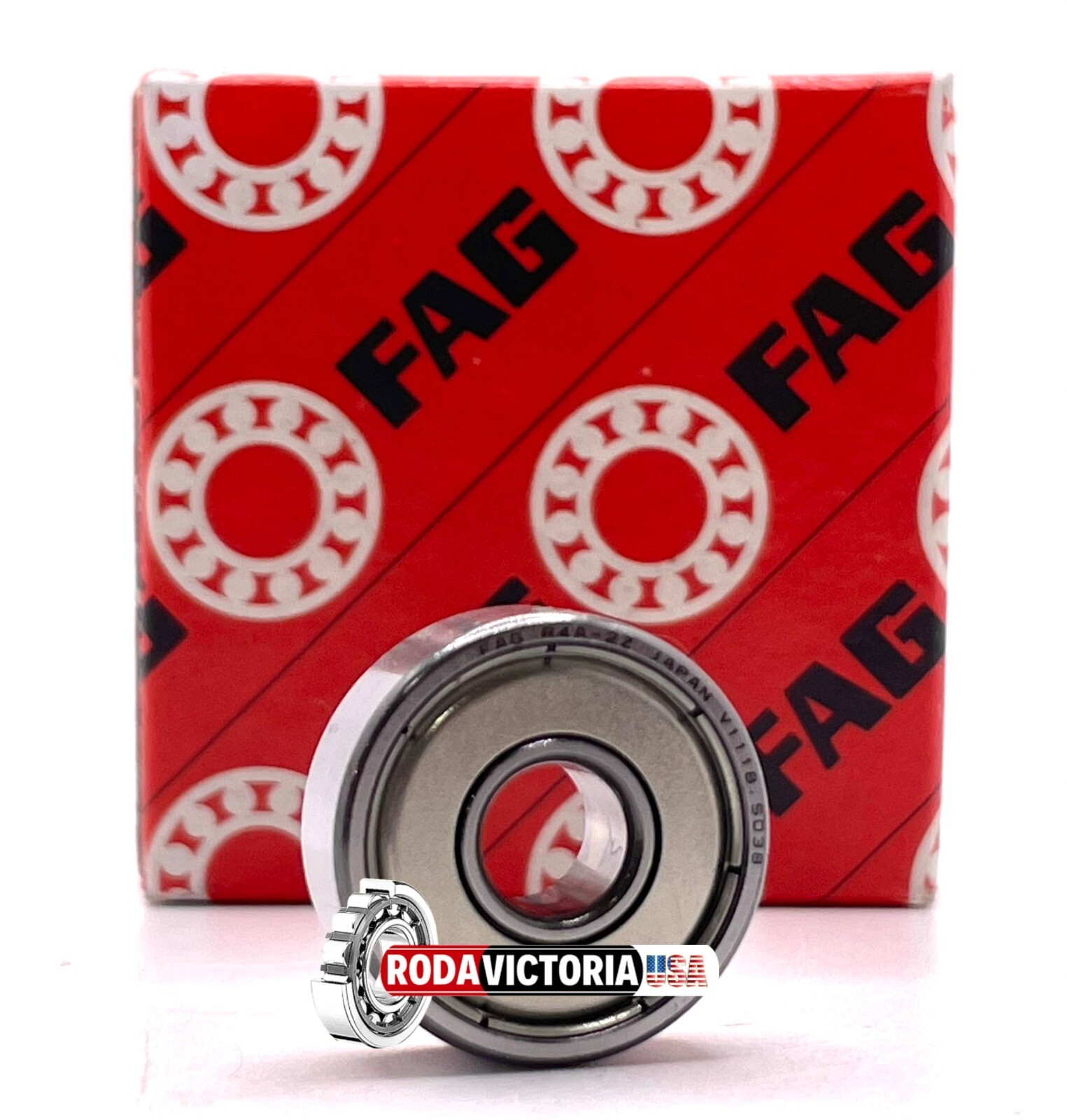 FAG JAPAN R4AZZ Shielded Bearing 1/4″x3/4″x9/32″ inch Miniature