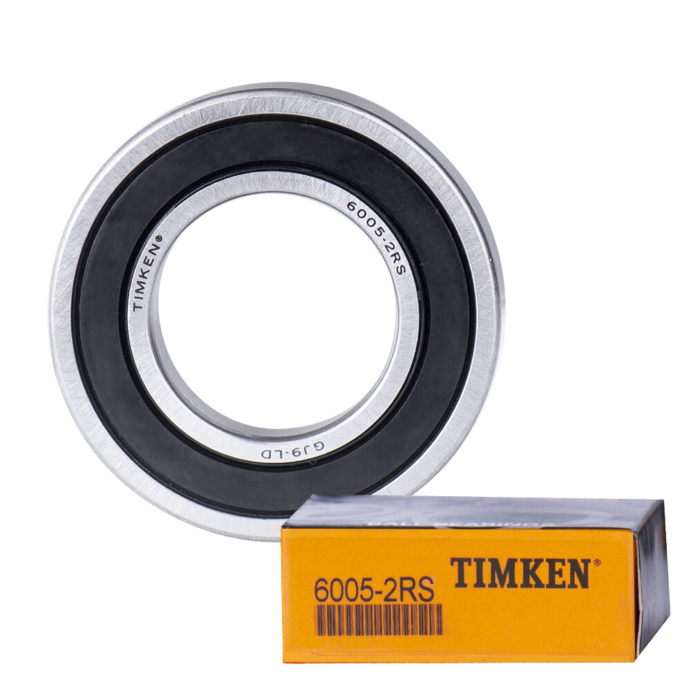 2PACK 6005-2RS TIMKEN Brand 25X47X12MM Double Rubber Seal Ball Bearings 6005RS