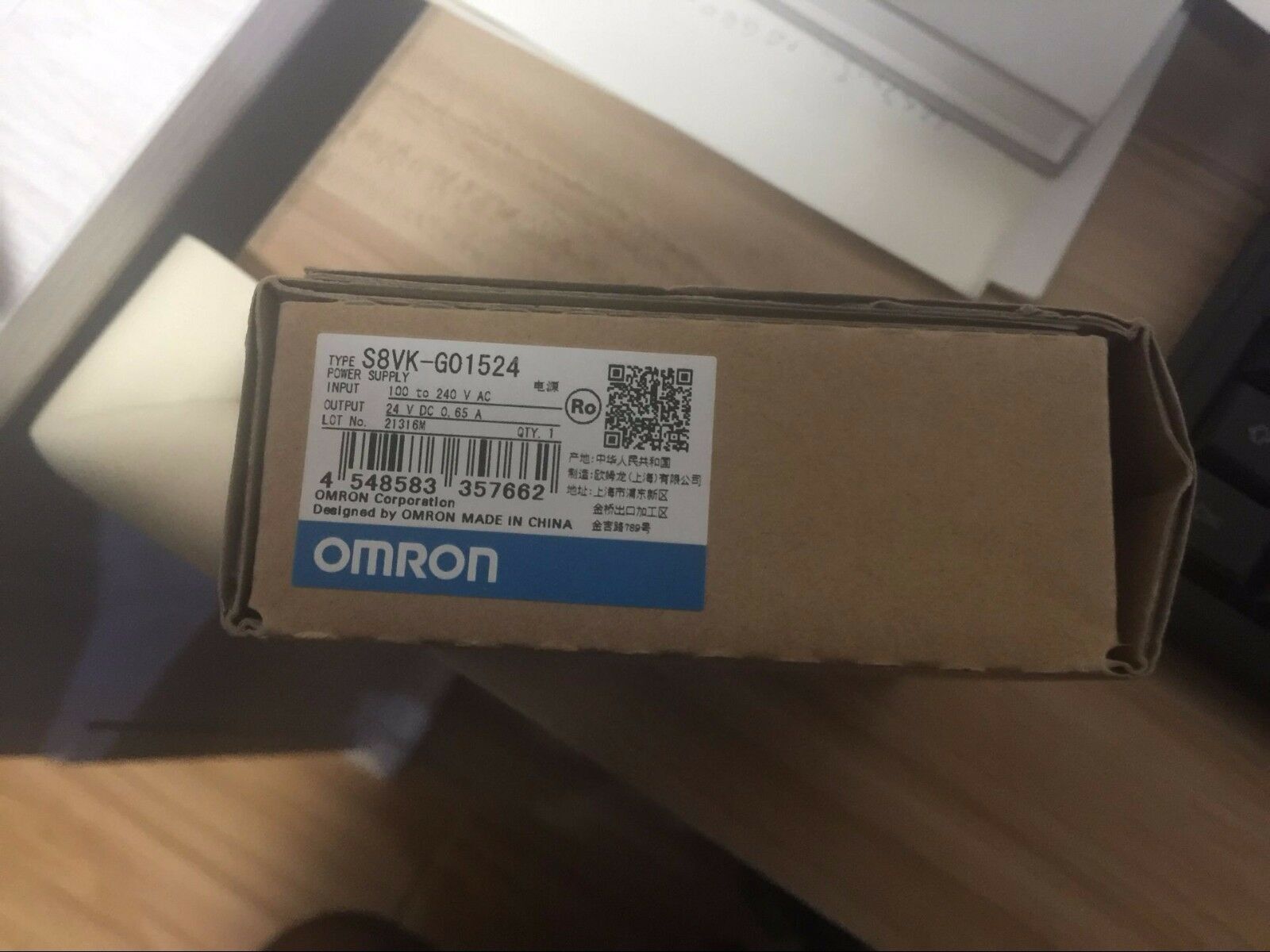 1PC Omron S8VK-G01524 Power Supply S8VKG01524 New In Box Free Shipping #US