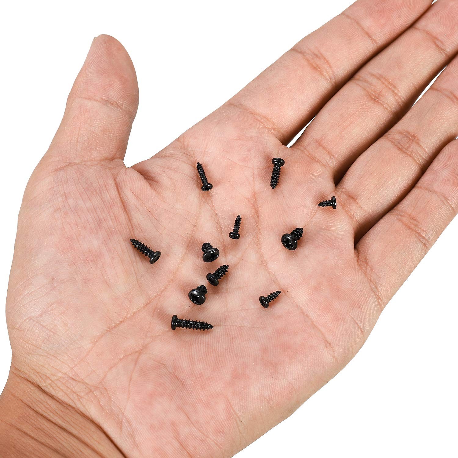 750 Pcs Small/Micro/Tiny/Mini Self-Tapping Screws, M1.7-M3 Phillips Pan Head,…