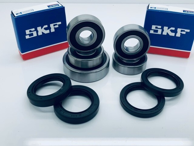 SKF Front & Rear Wheel Bearings & Seals kit for Kawasaki ZX10R 04-05