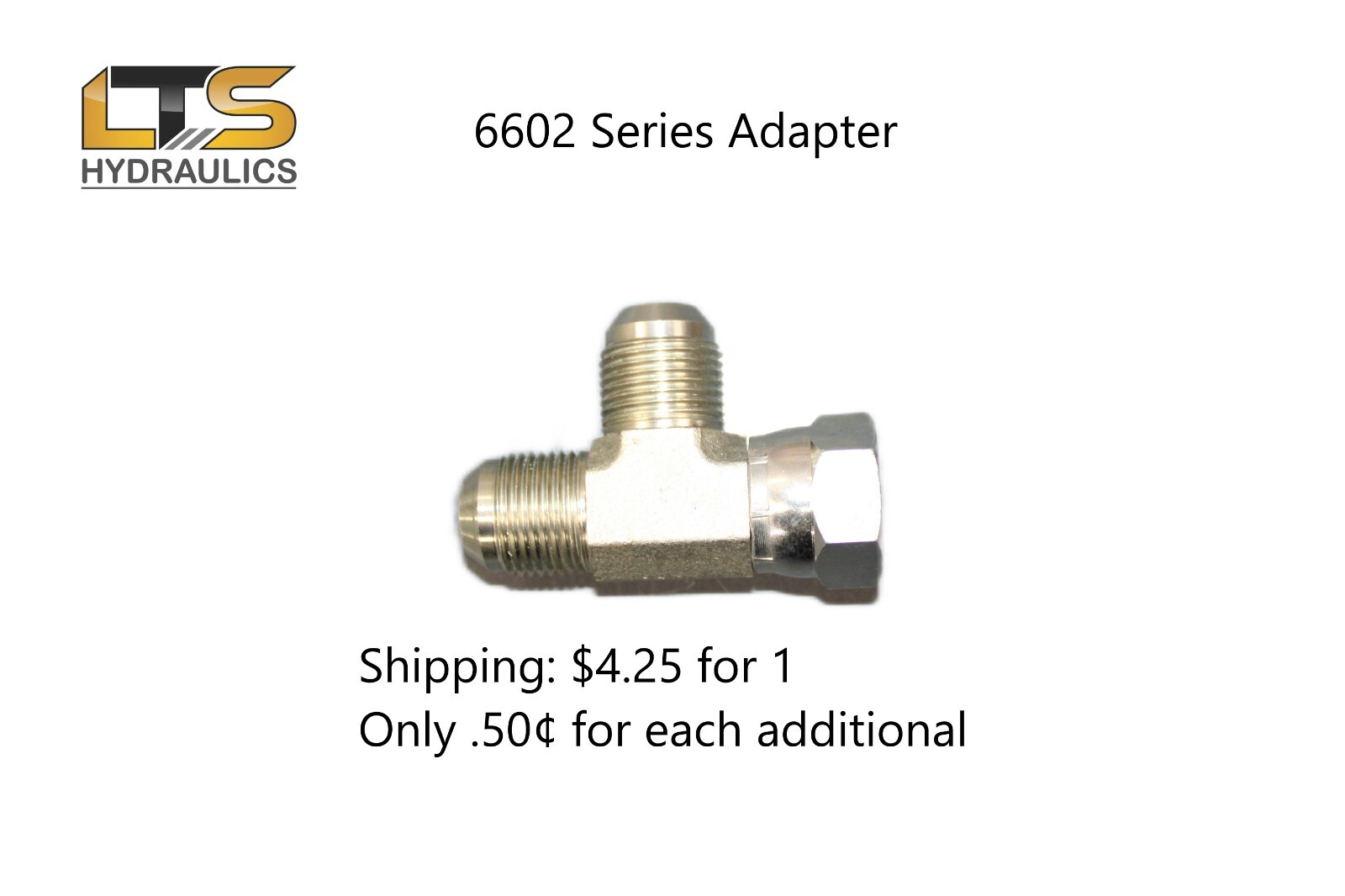 6602-08-08-08 JIC Run Tee 1/2″ Male JIC x 1/2″ Female JIC x 1/2″ Male JIC