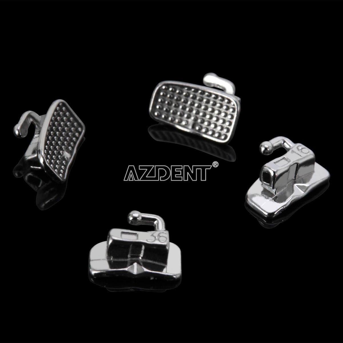 50Set Dental Ortho Monoblock Buccal Tube 1st Molar MBT/Roth 022 Bondable Non-con