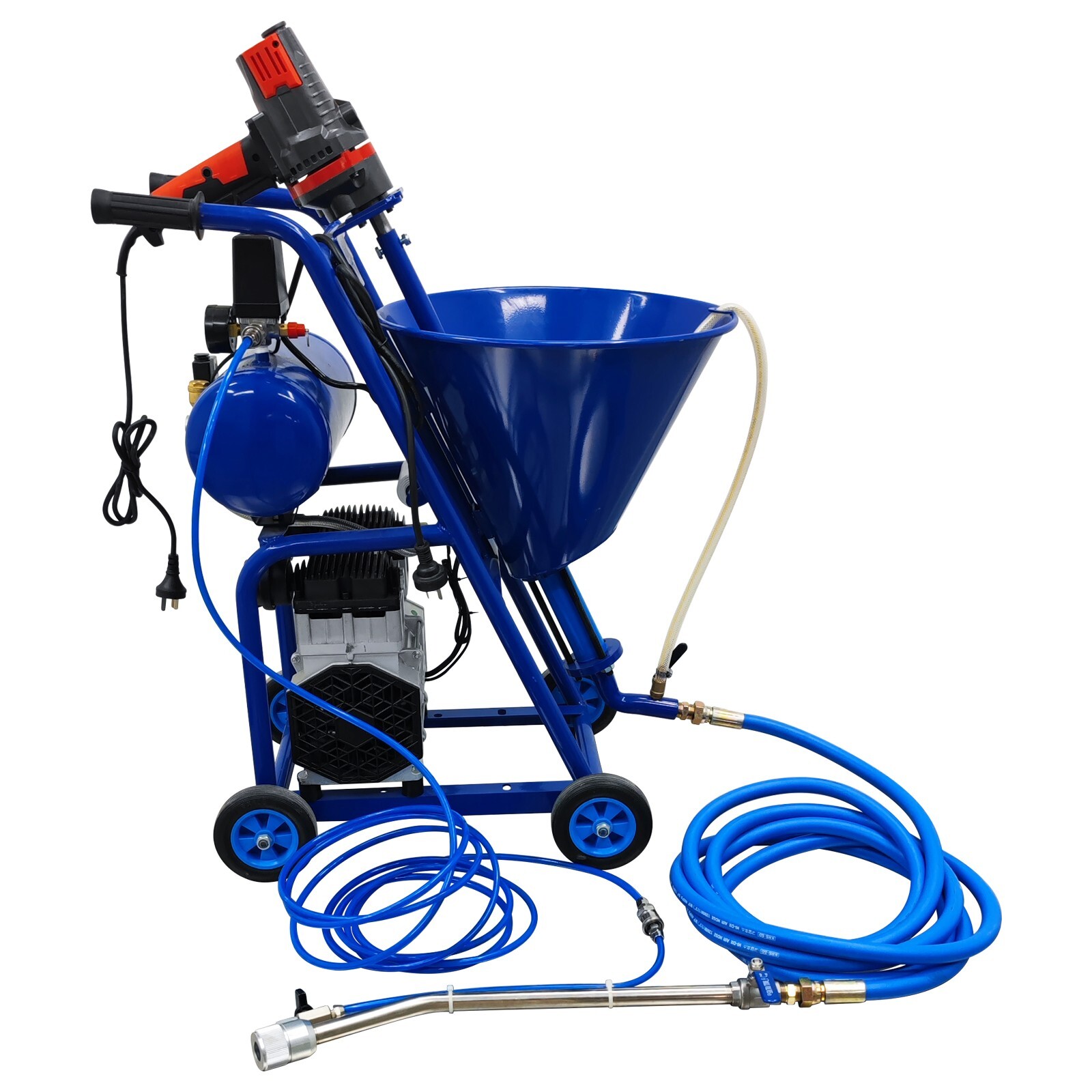 Polyurethane Foam Spraying Machine 220V 1.6KW 50L Hopper 1-10L/min 2MPa Pressure