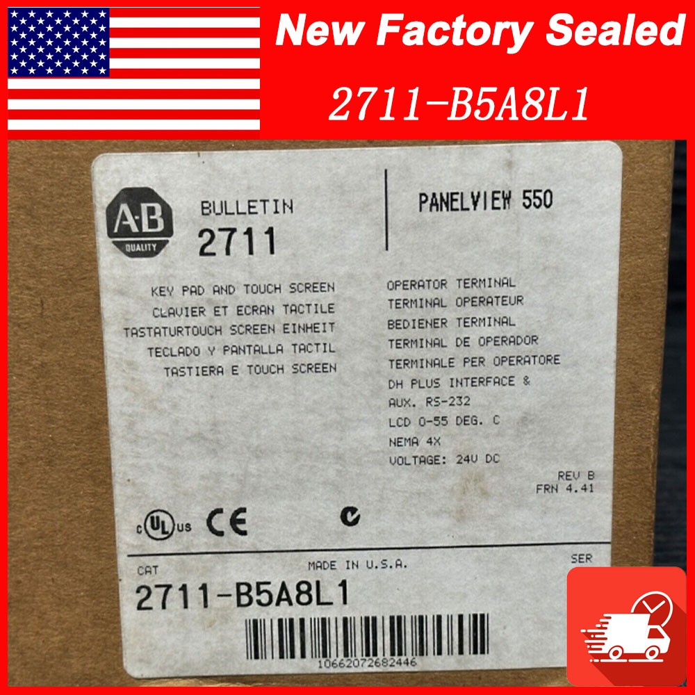 1PC AB 2711-B5A8L1 PanelView Standard Terminal 2711B5A8L1 BRAND NEW
