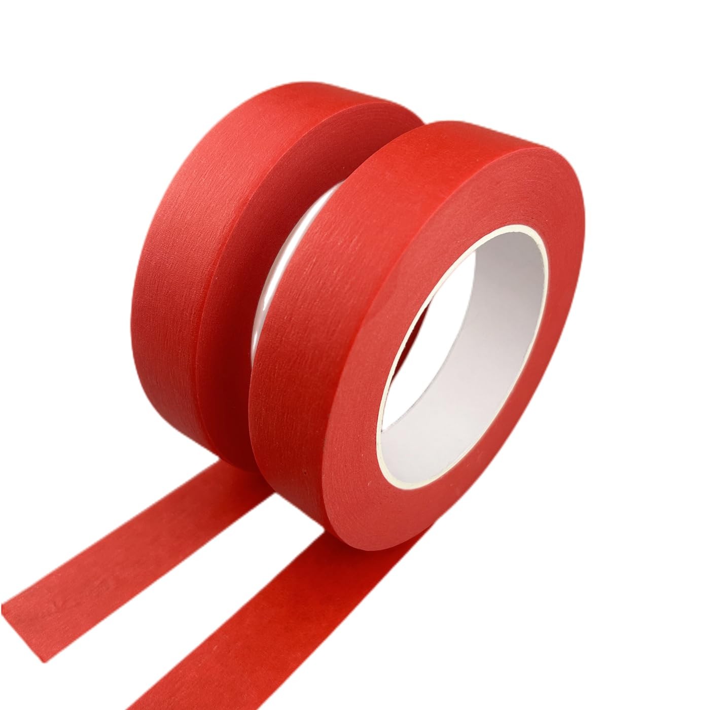 Beige White Masking Tape, 1 Inch x 55 Yards, 2 Rolls, Painters Tape for