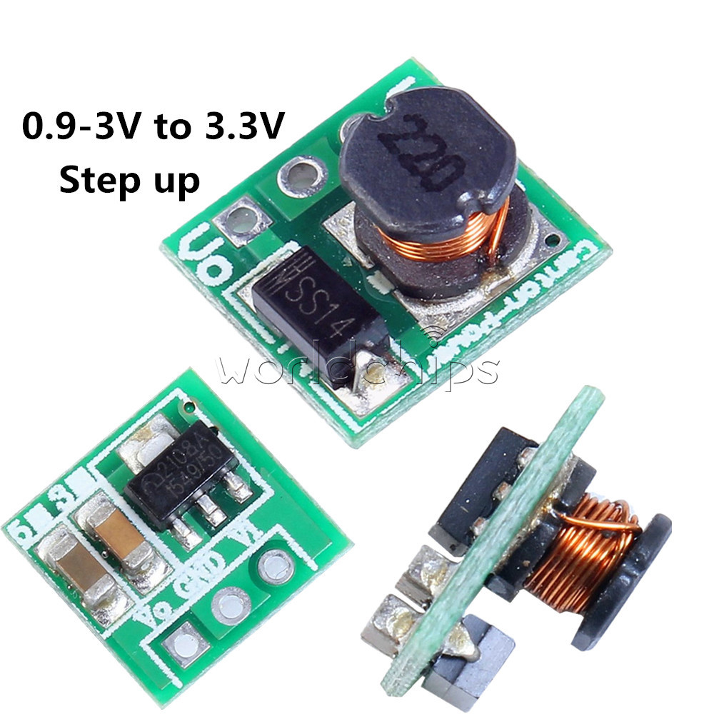 DC-DC 0.9-3V to 3.3V Step up Boost Converter Module 1V 1.5V 2V 3V Power Supply