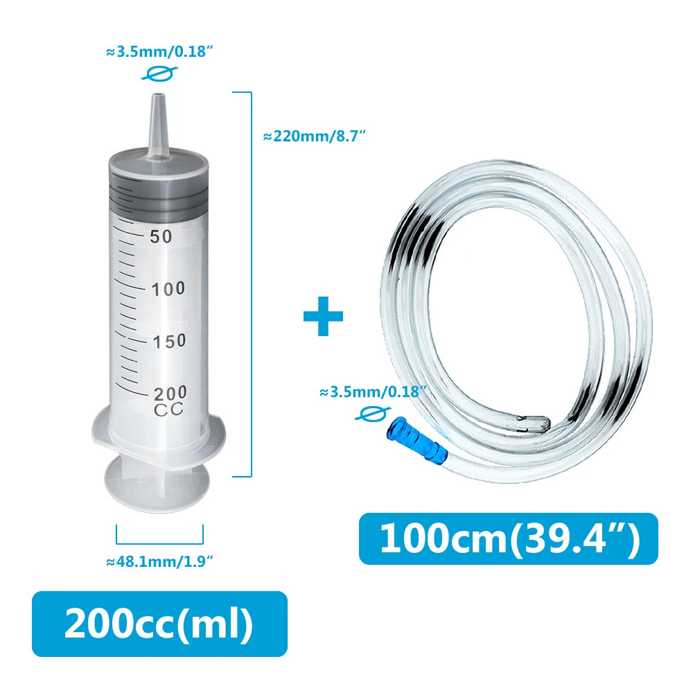 Multifunction 100Ml-550Ml Syringe Large Capacity with 100Cm Hose Pump Measuring