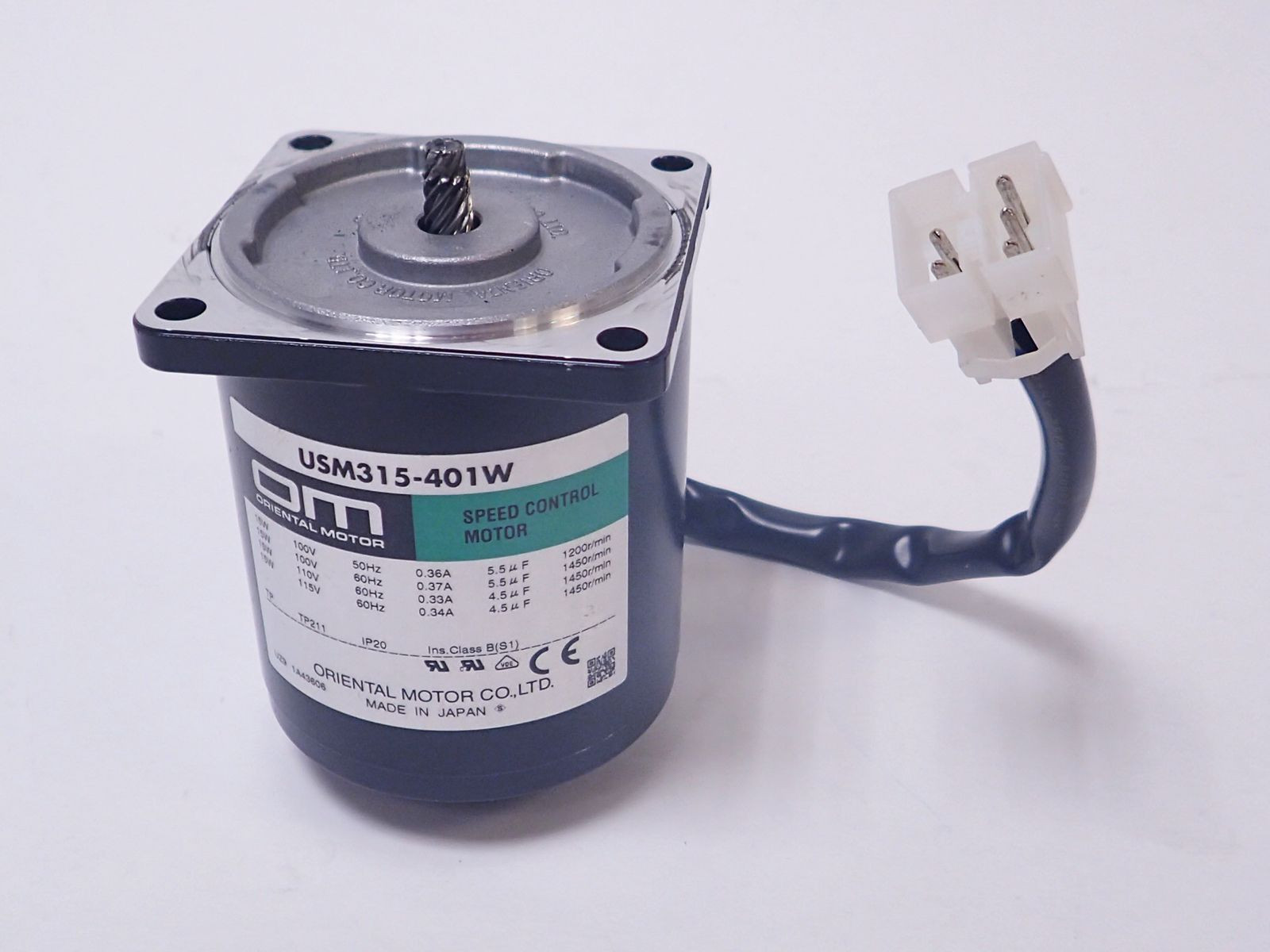 ORIENTAL MOTOR USM315-401W SPEED CONTROL MOTOR, 1200r – 1450r/min
