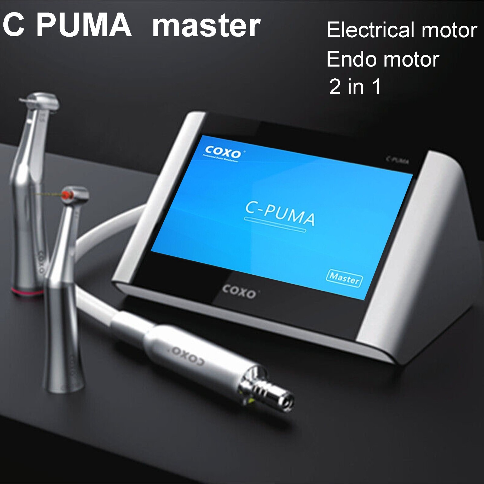 COXO C PUMA Master Dental Electric Motor LED Handpiece 6:1 1:5 Contra Angle NSK
