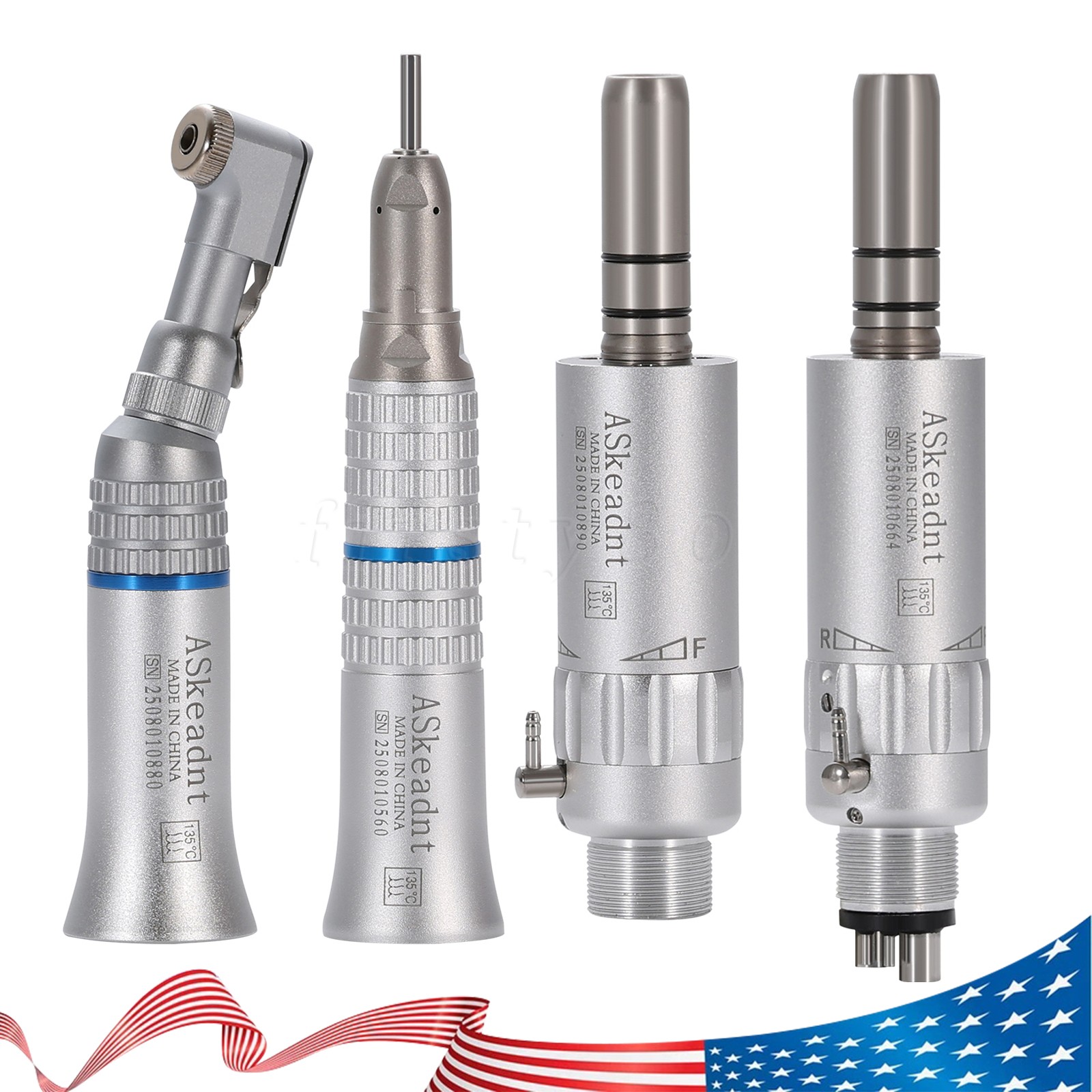 NSK Type Dental Low Speed Handpiece EX-203C (Contra Angle+Air Motor+Straight) YP