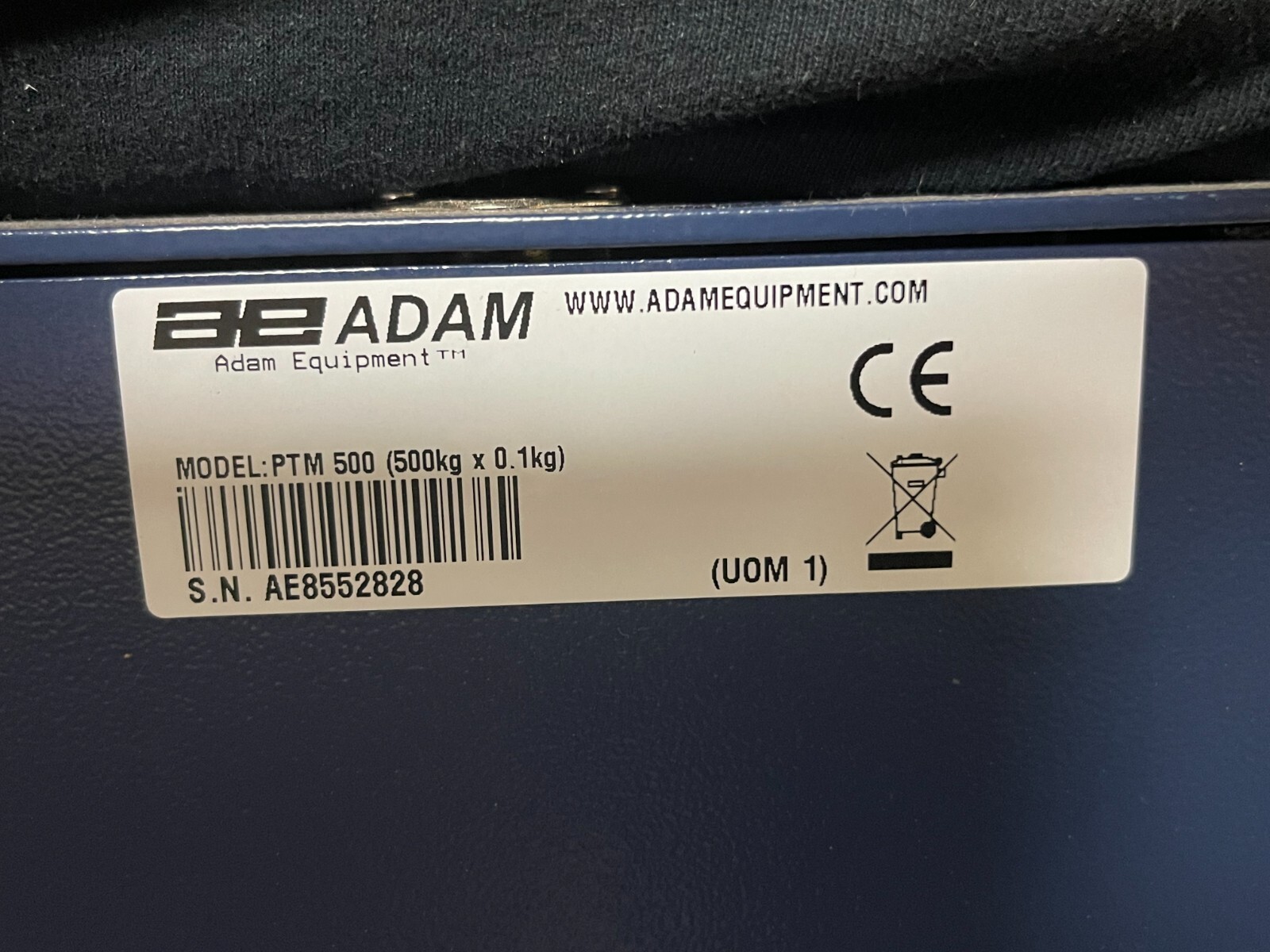 Adam Equipment PTM 500 Drum and Wheelchair Scale 1100lb