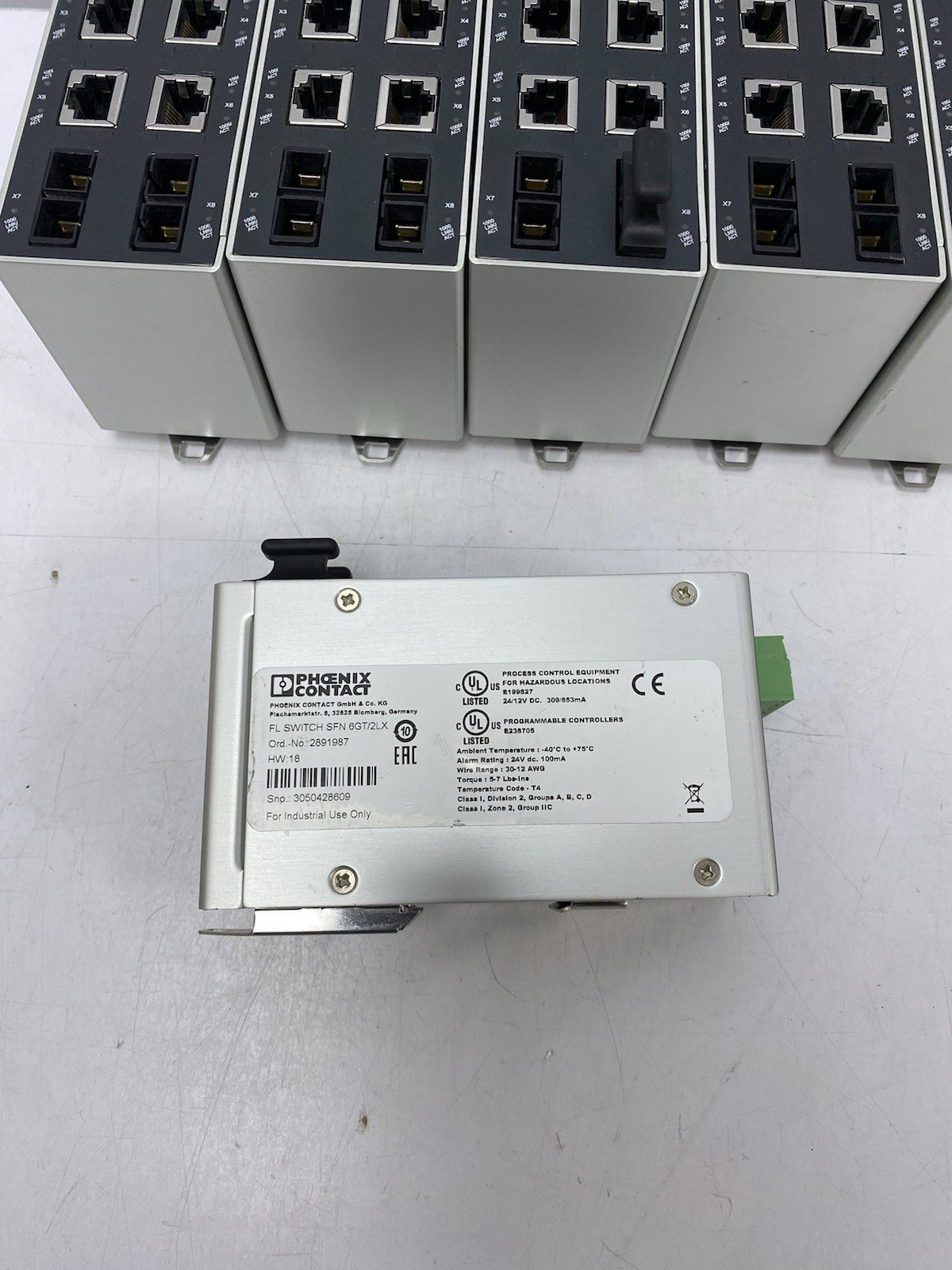 PHOENIX CONTACT FL SWITCH SFN 6GT/2LX ETHERNET SWITCH