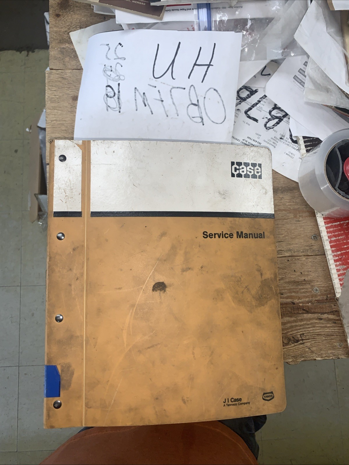 Case 1150D 1155D Crawler Bull Dozer Loader Service Manual Repair Shop Book (X)