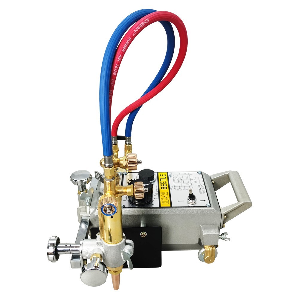 110V Auto Gas Cutter HK12 Torch Track Burner Gas Cutting Machine+2 Tracks