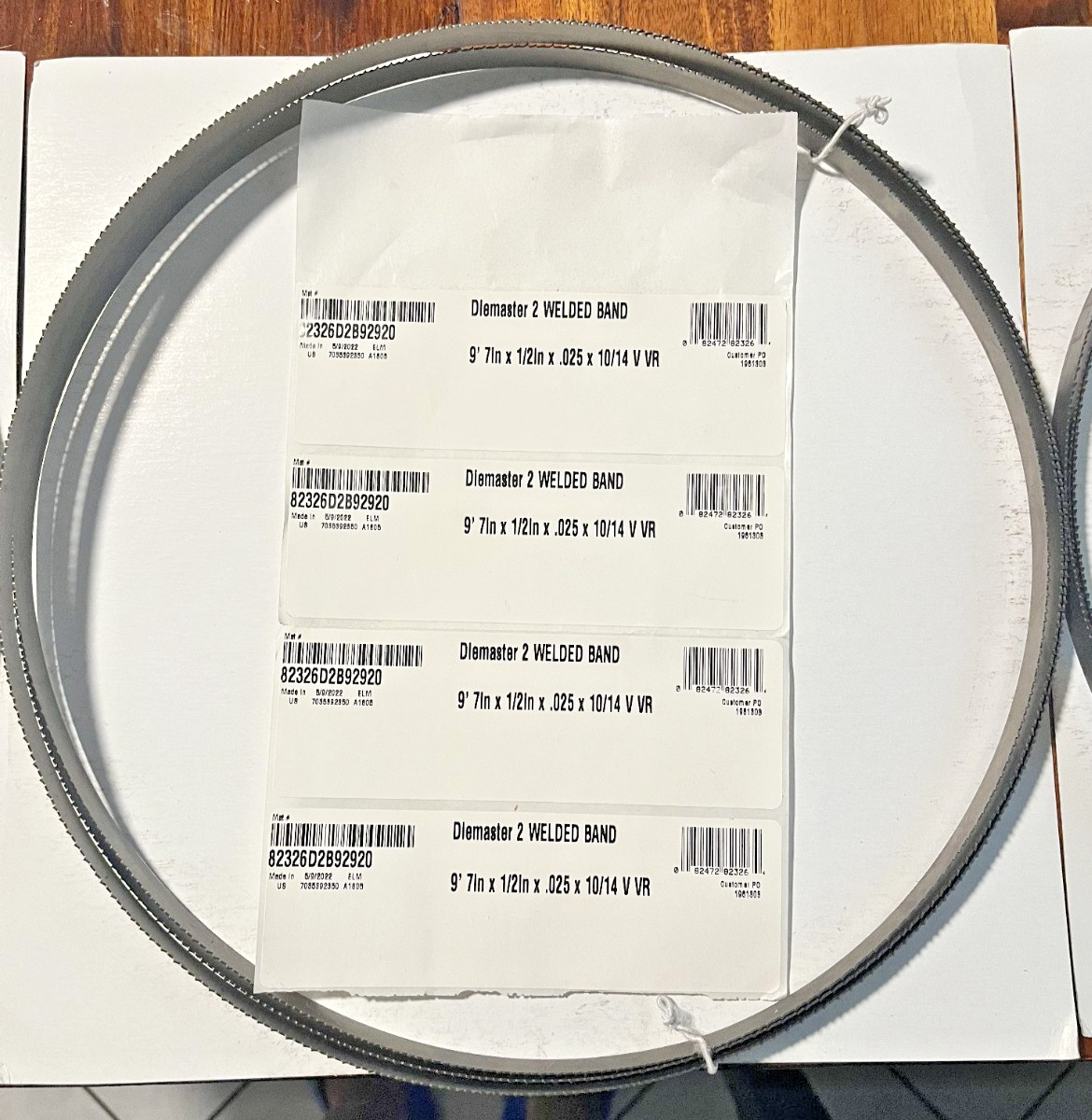 12 LENOX Diemaster 2 Band Saw Blades 9’7″x1/2″x.025 10/14 V VR 80326D2B92920