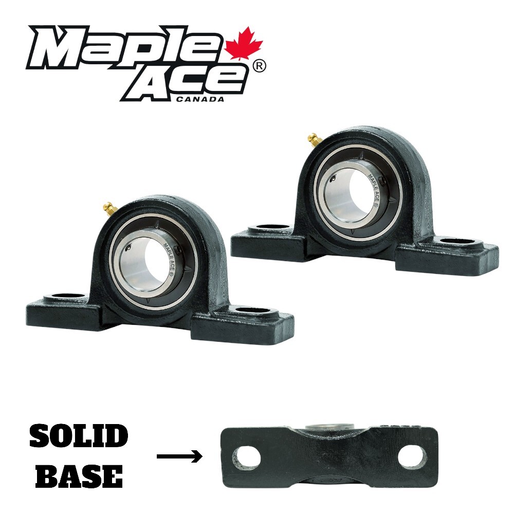 UCP205-16 Pillow Block Bearing 1″ Bore, 2-Bolt, Self-Aligning, Solid Base (Qty2)