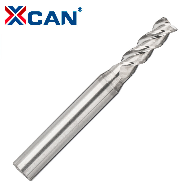 1/4″ CNC Solid Carbide Bit 3 Flute End Mill Square End for Aluminum Cutting
