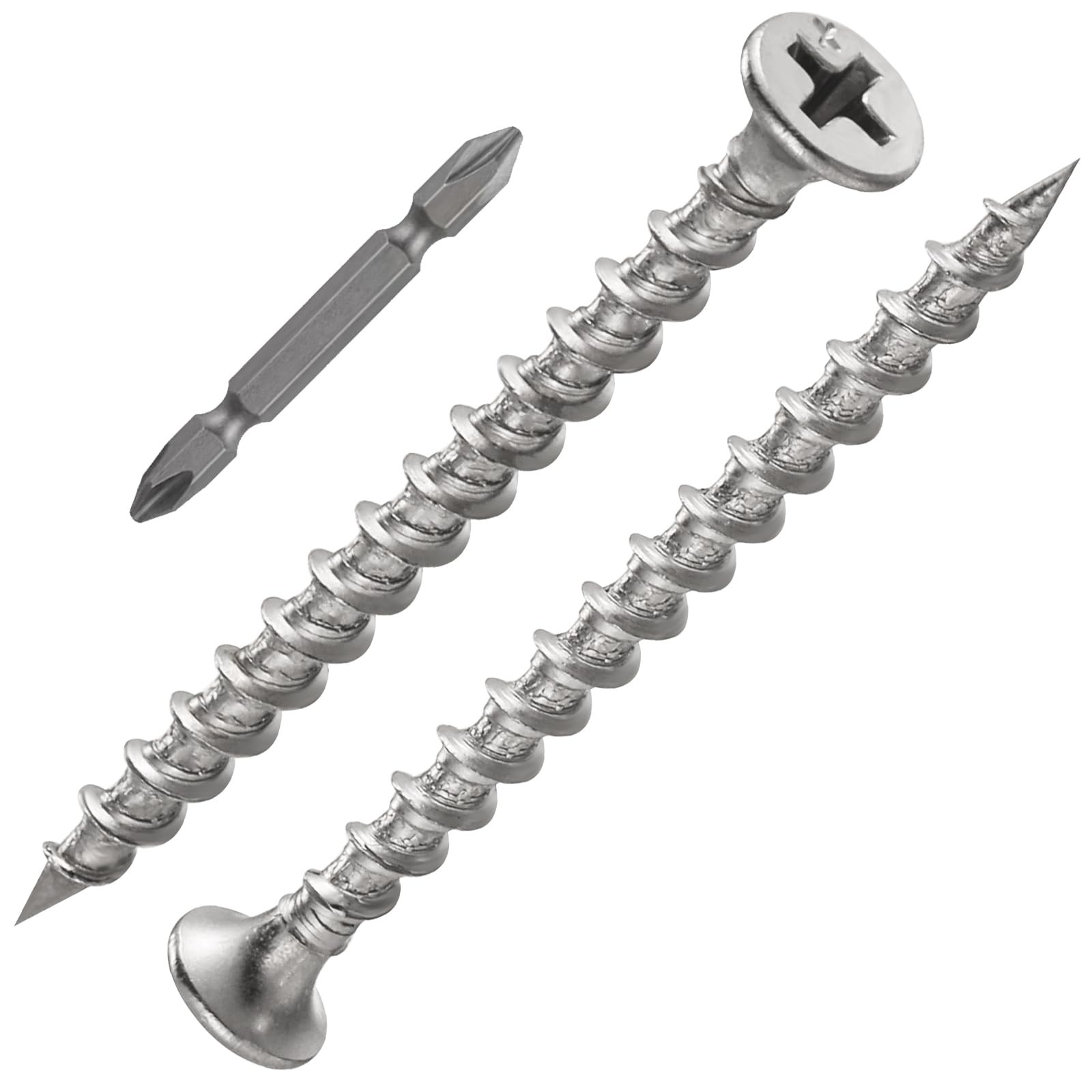 1 pounds#8X2″410 Stainless Steel Fastener Drywall Screws-Phillips with coarse