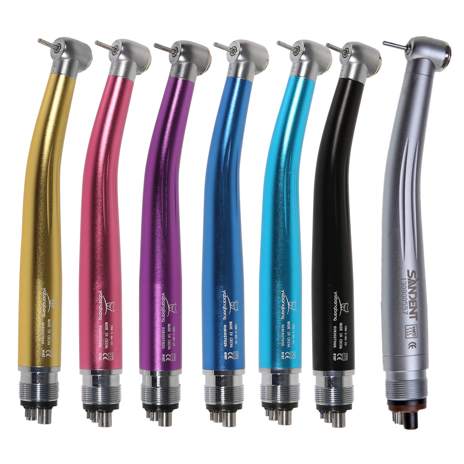 NSK Style Dental High Speed Turbine Handpiece Push Button 2/4Hole STNABM/CHABM