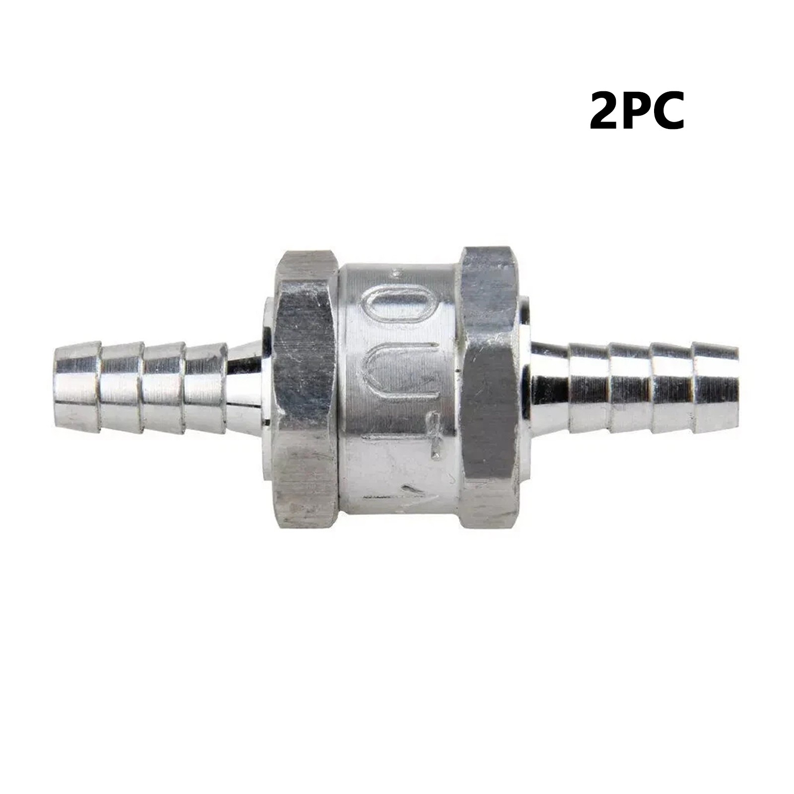2 Pcs 8mm 5/16″ Fuel Non-Return One Way Check Valve Petrol Diesel Oil Aluminum
