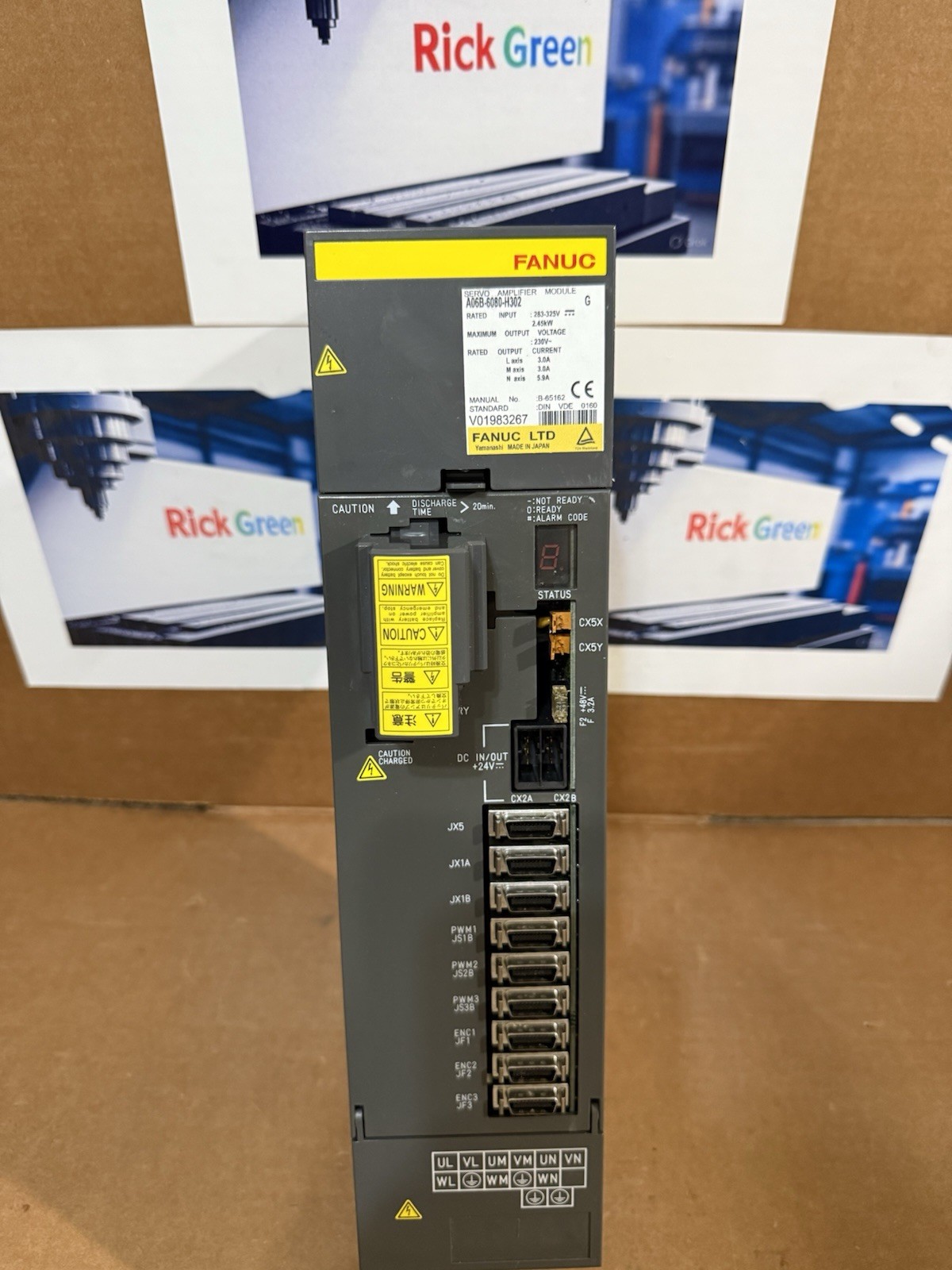 FANUC Servo Amplifier A06B-6080-H302 NDA Available 30 Days Free Return US