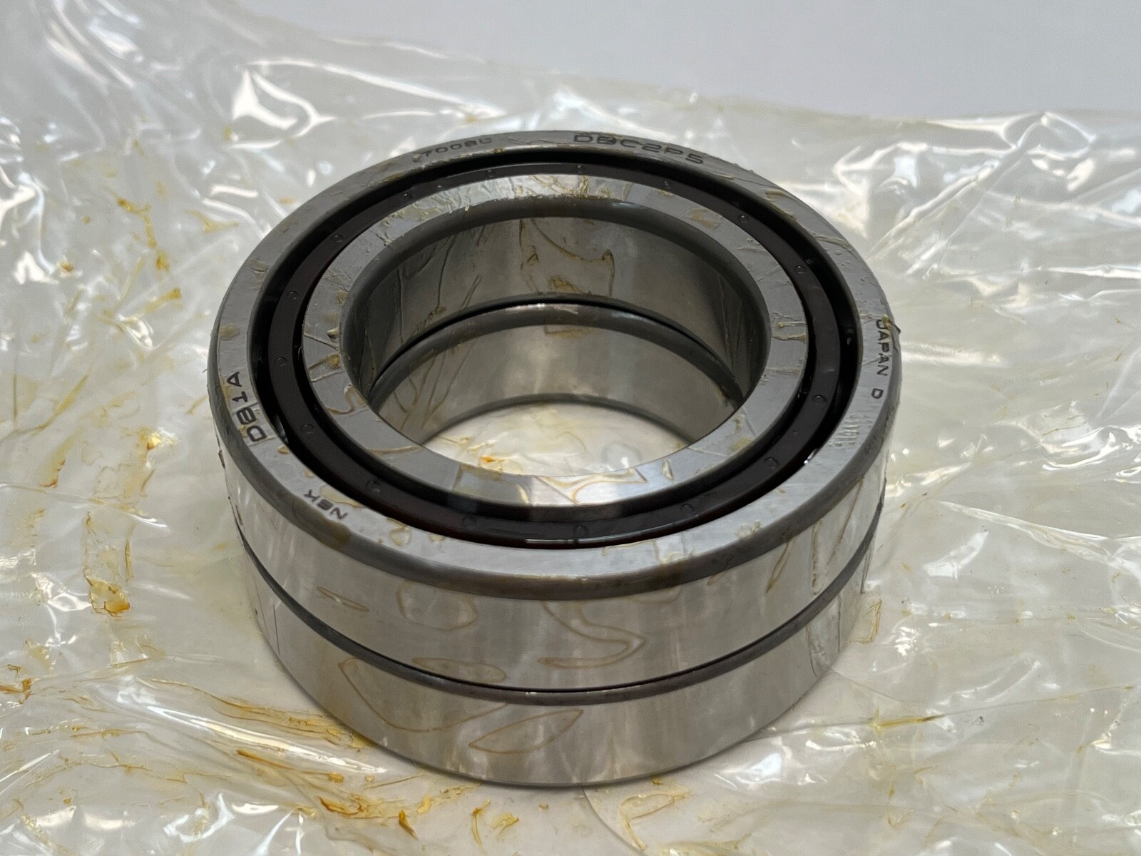 NSK 7008CTYDBC2P5 Bearing 40x68x15 mm 7008C 7008-C-TY-DB-C2-P5 Japan 2 Pcs