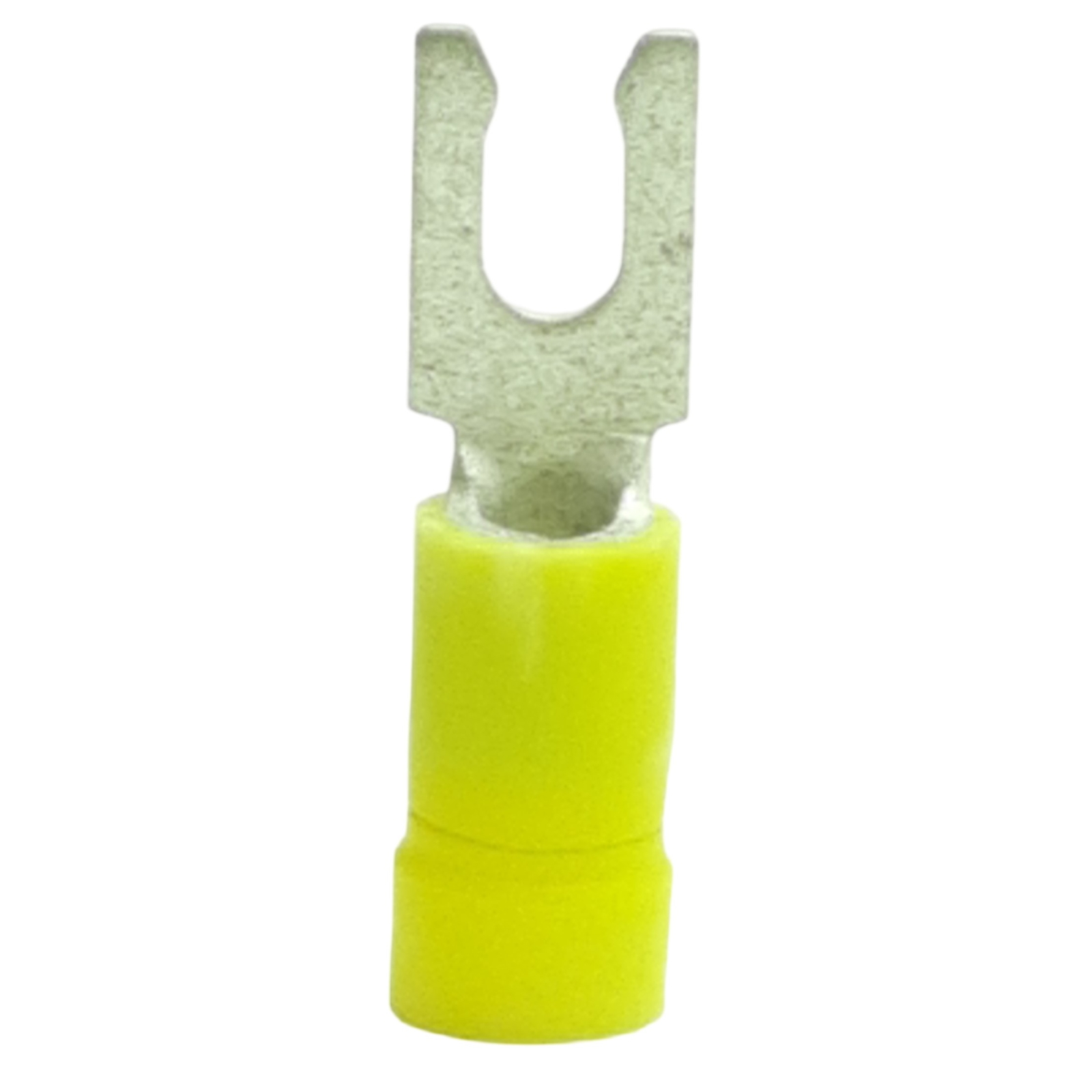 Lot of 85 Panduit EV10-6FB-Q Fork Terminal Vinyl, 1/8in, 12.8mm, 12.8mm x 7.9mm