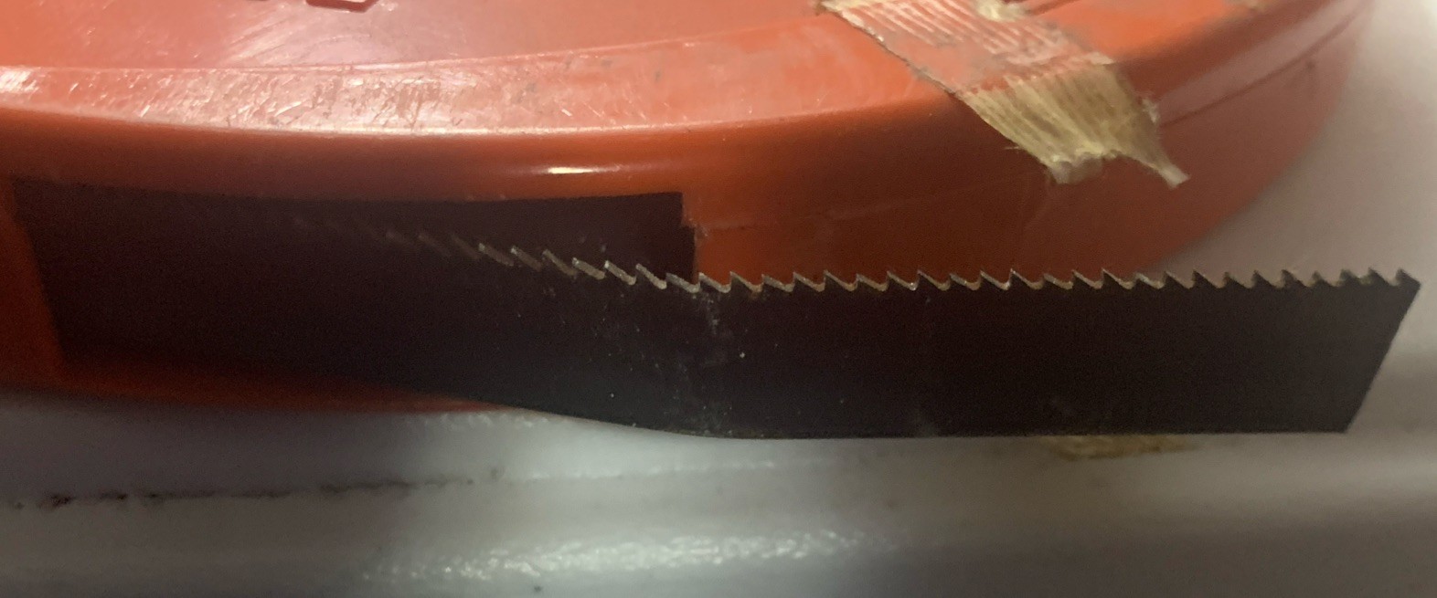Milford 46361 100′ long 1/2” wide 14 Raker Saw Blade