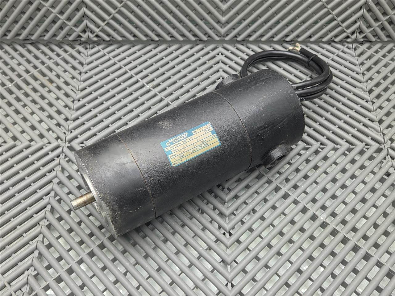 Baumuller Nurnberg GNF56D DC Motor 95V DC, 0.5 HP 4000rpm 109911