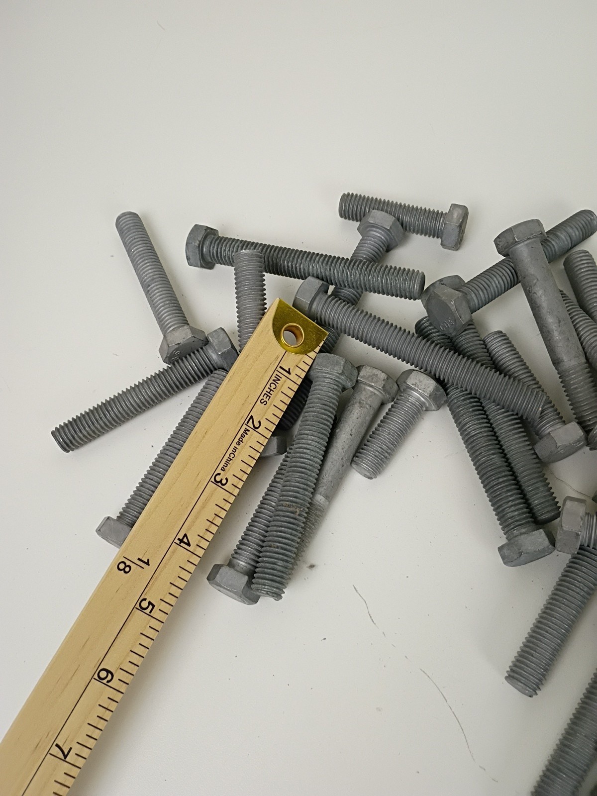 1/2″ Galvanized Hex Head Bolts Assorted Lengths Bulk Lot 7+ Pounds