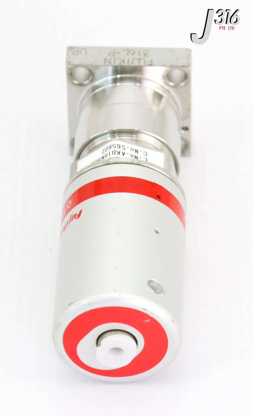 L3847 (LOT OF 100) FUJIKIN DIAPHRAGM VALVE, TYPE N.C., O.P. 0.5~0.6MPA 565602