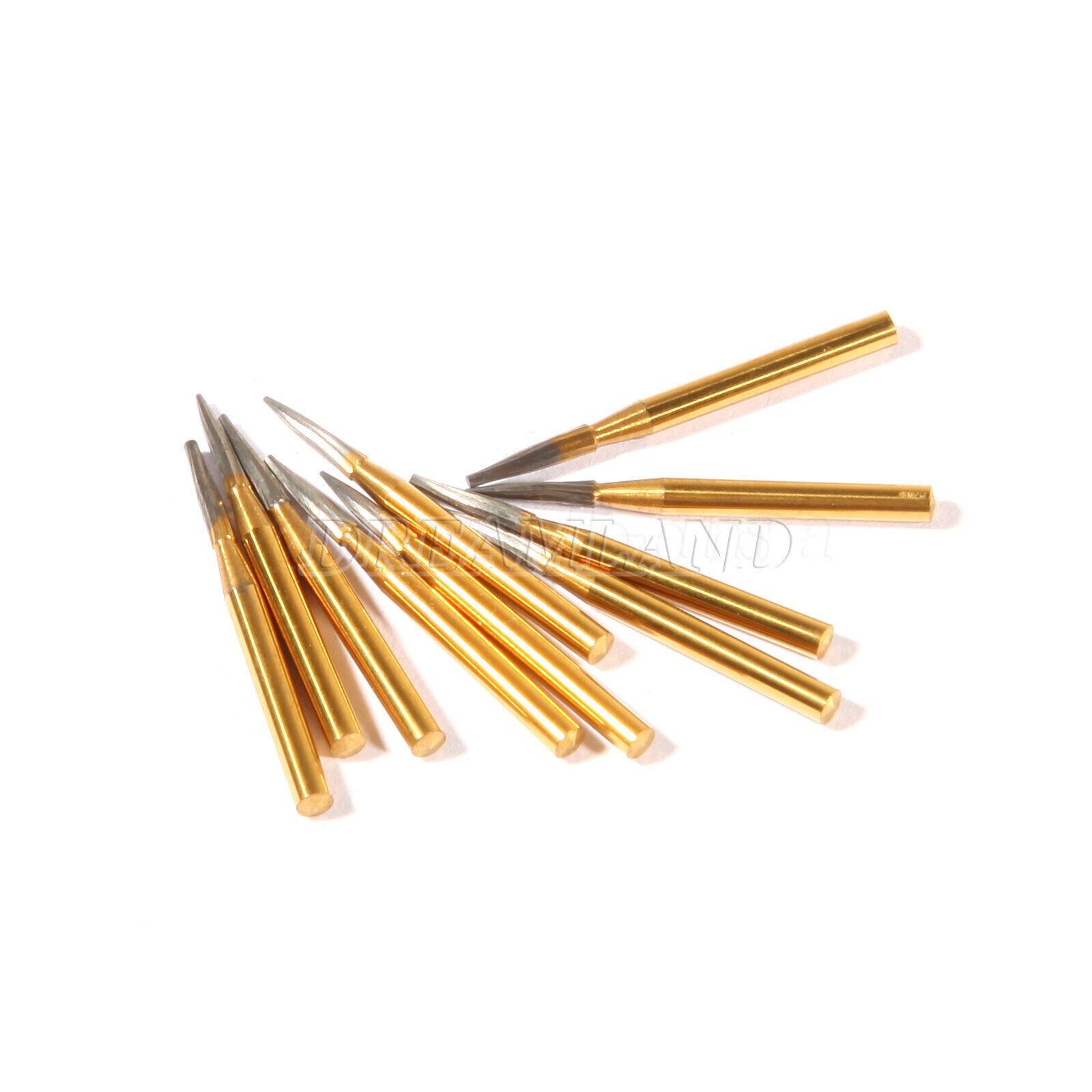 Dental Trimming / Finishing Drills Tungsten CARBIDE Burs Flame Shape FG7901