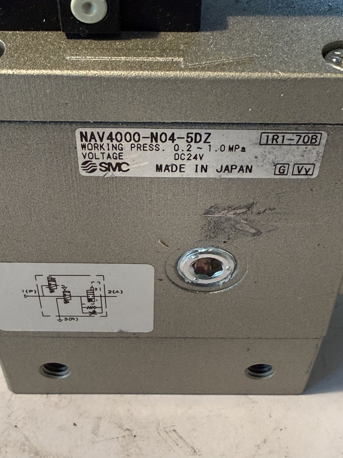 SMC NAV4000-N04-5DZ Solenoid Valve – New Old Stock