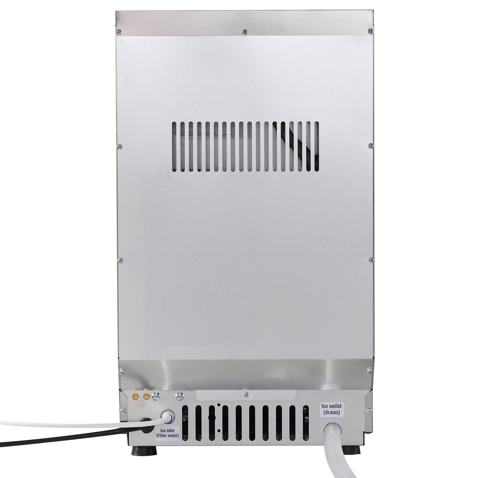 VEVOR Commercial Ice Maker 80 lbs/24h Ice Machine 13 lbs Storage Bar Restaurant
