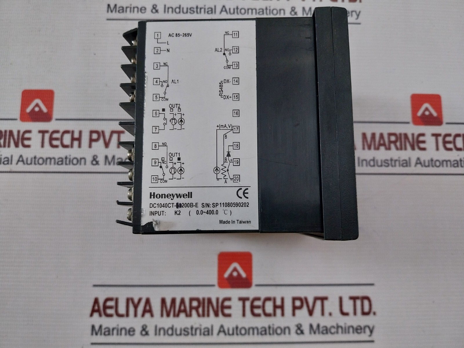 HONEYWELL DC1040CT-10200B-E PID Temperature Controller 0.0-400.0C AC85-265V