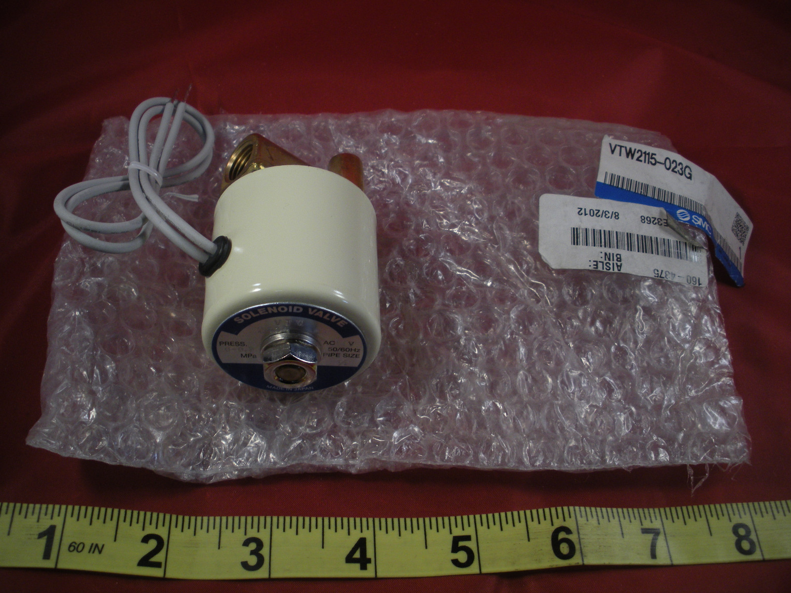SMC VTW2115-023G Solenoid Valve 0-0.3 MPa 50/60Hz 110v Pipe Size: 1/4 Nib New
