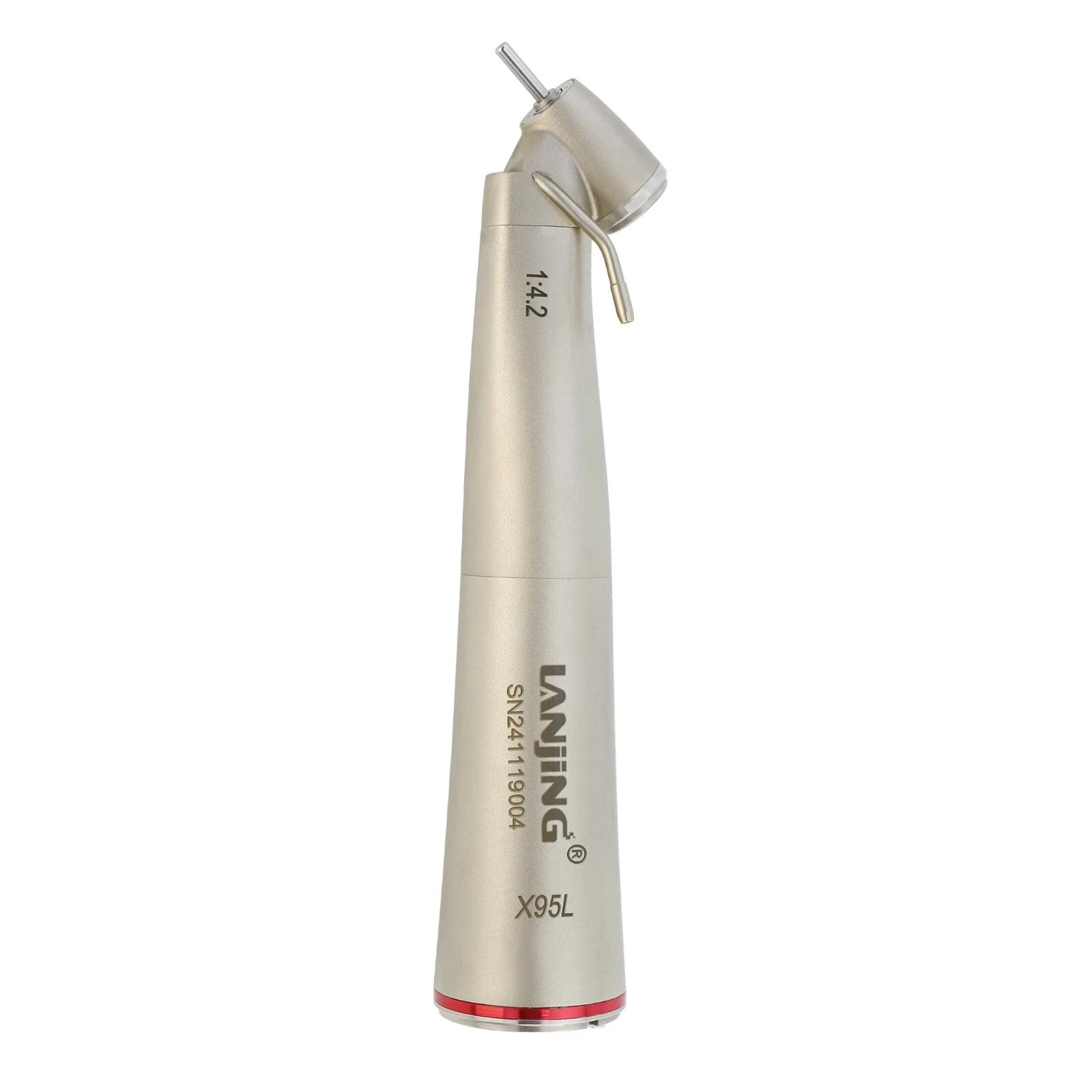 Dental 45° Angle Surgical Handpiece 1:4.2 External Cooling NSK Ti Max ISO E-type