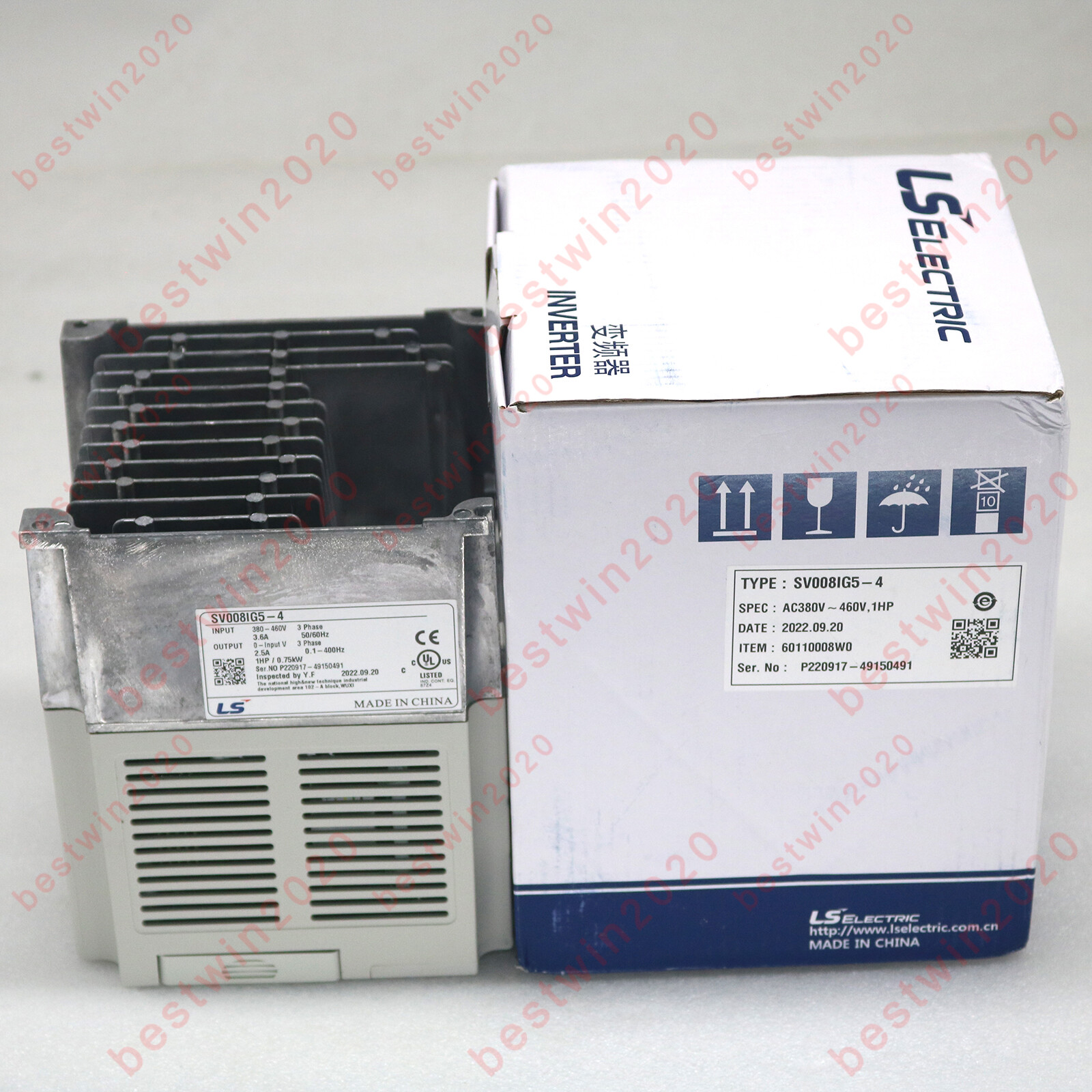 1PC New LS(LG) SV008IG5-4 0.75KW 380V Inverter Fast Delivery