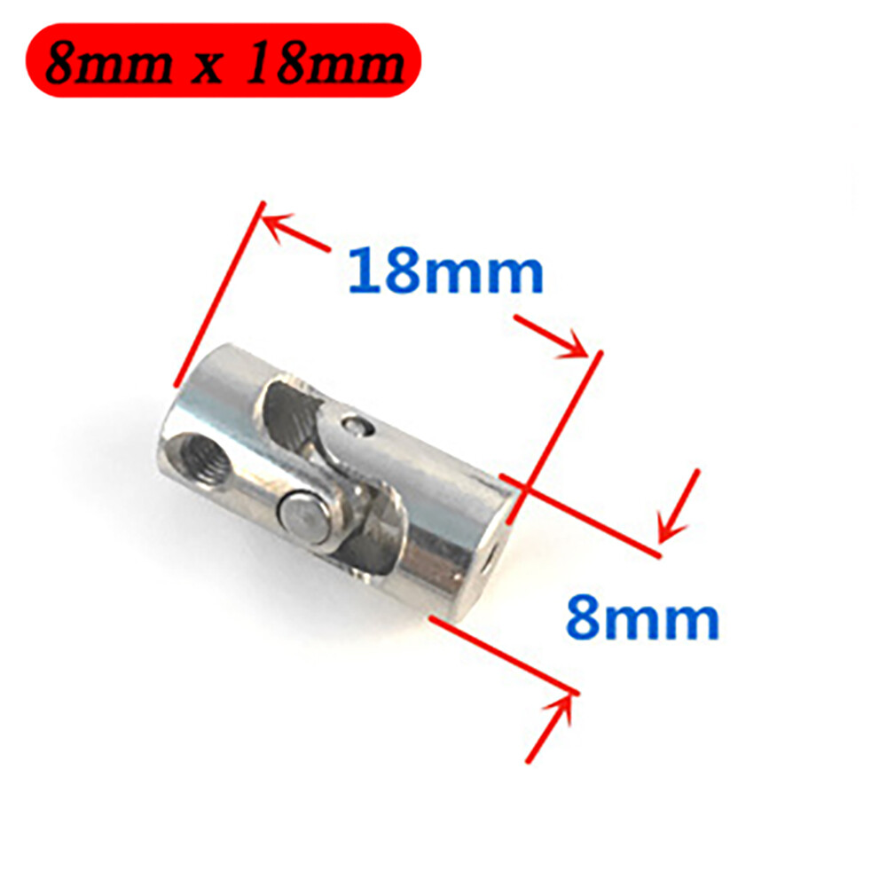 Hole 2mm to 12mm Motor Shaft Coupler Connector Universal Joint Coupling For DIY